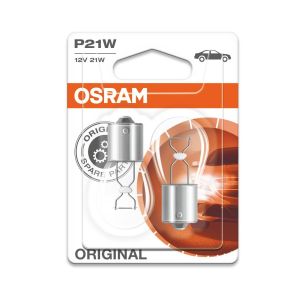 Osram Λάμπες Αυτοκινήτου Original Line P21W-BA15S-1156 12V 21W 2τμχ (7506-02B)
